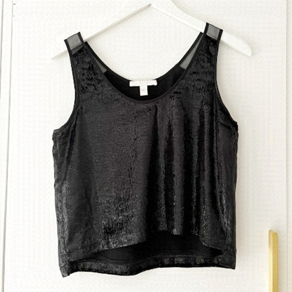 Hugo Boss Crushed Velvet Sleeveless blouse STUNNING